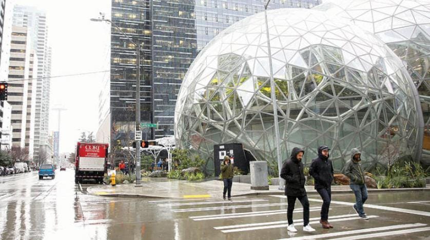 Amazon’un ‘yağmur ormanlarından’ esinlenilen yeni ofisi