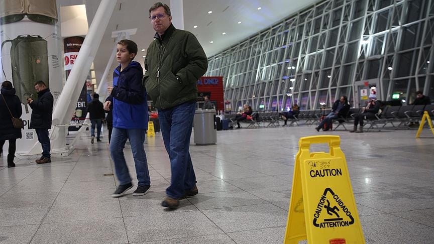 New York JFK Havalimanı’nı su bastı