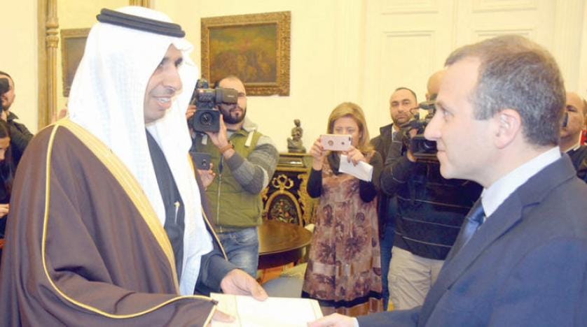 Suudi Arabistan’ın Beyrut Büyükelçisi güven mektubunu sundu