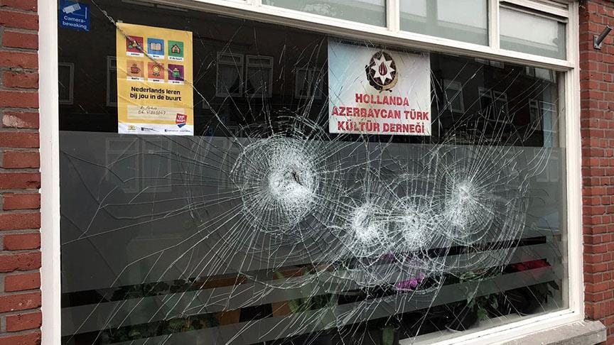 Hollanda’da Azerbaycan Türk Kültür Derneğine saldırı