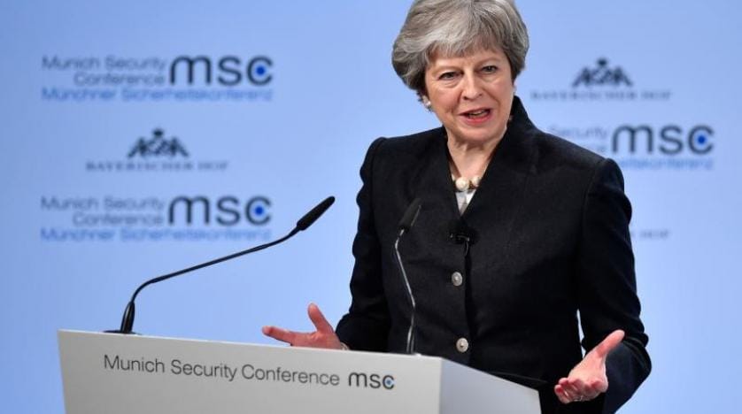May, 2019 yılında AB ile ‘Güvenlik Anlaşması’ istedi