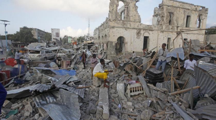 Mogadişu patlamasındaki ölü sayısı 38’e yükseldi