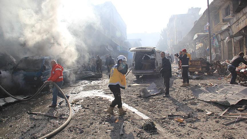 İdlib’e yoğun hava saldırıları devam ediyor