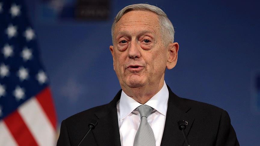 ABD Savunma Bakanı Mattis: Türkiye’nin meşru güvenlik kaygılarını karşılamak için çalışıyoruz