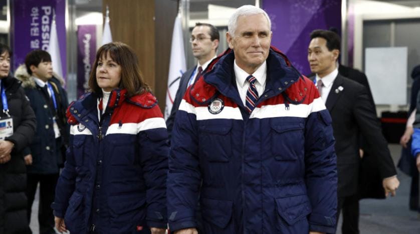 Pence, Güney Kore ve Kuzey Kore liderlerinin yer aldığı yemeğe katılmadı
