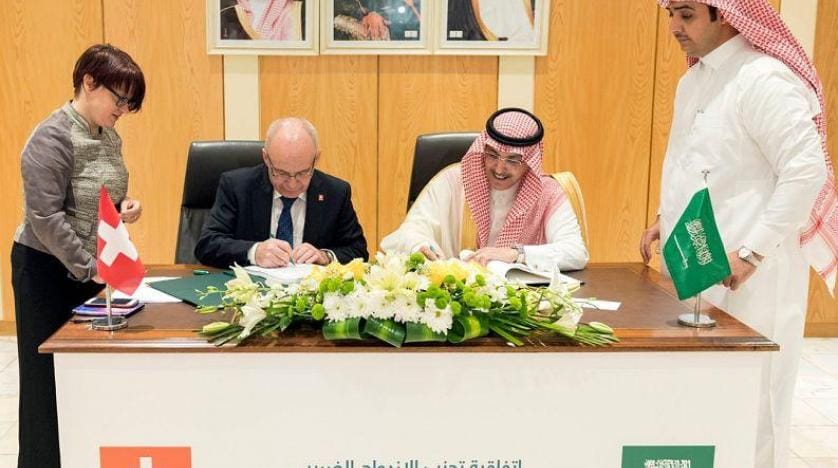 Suudi Arabistan ve İsviçre arasında çifte vergilendirmeyi önleme anlaşması