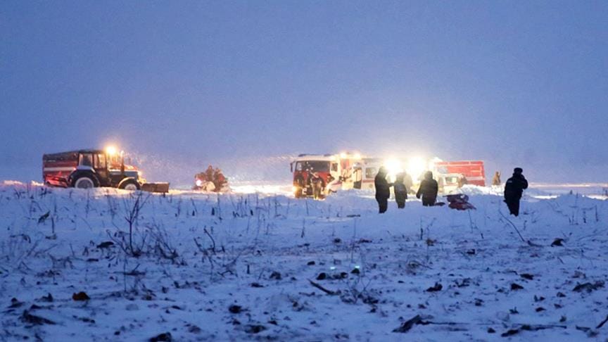 Rusya’da 71 kişiyi taşıyan yolcu uçağı düştü