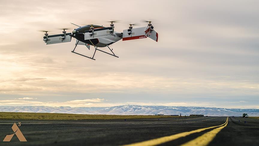 Airbus elektrikli ‘uçan taksinin’ görüntülerini yayınladı