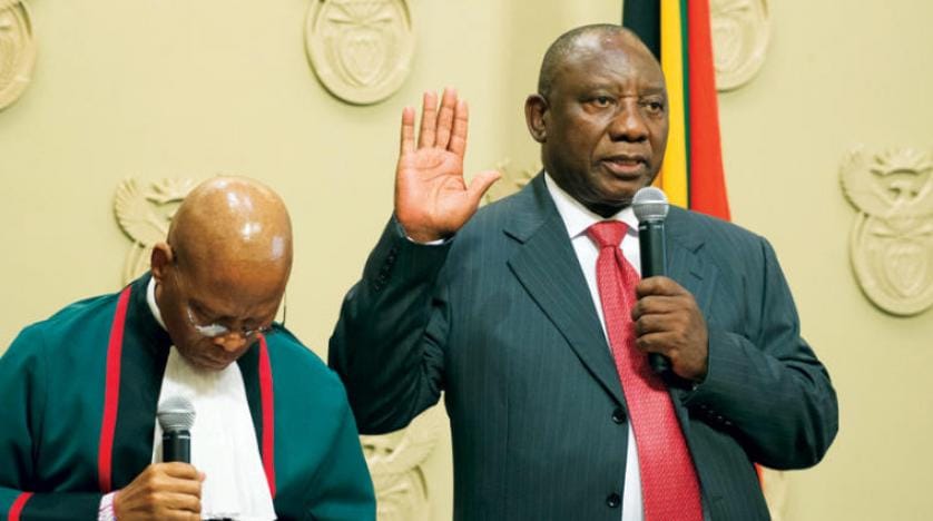 Güney Afrika’nın yeni devlet başkanı Ramaphosa