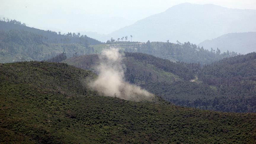 Hatay’ın Yayladağı ilçesine Suriye’den atılan füze düştü