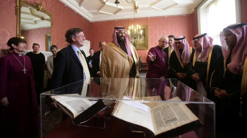 Suudi Arabistan Veliaht Prensi, Canterbury Katedrali’ni ziyaret etti