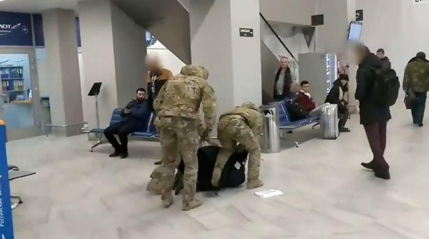 St. Petersburg’daki patlamayı gerçekleştiren DEAŞ’lının yakalanma anı