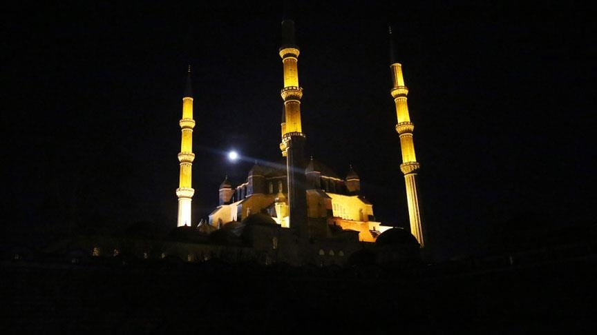 Selimiye Camisi’nin ışıkları ‘Dünya Saati’ için kapanacak