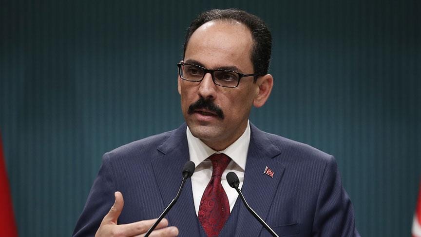 Cumhurbaşkanlığı Sözcüsü Kalın: Filistinlilere yönelik İsrail saldırısını en sert biçimde kınıyoruz