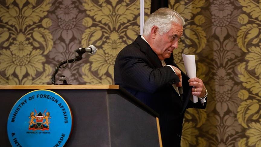 Tillerson Kenya’da rahatsızlandı