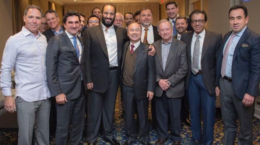 Veliaht Prens, SoftBank CEO’su ile yatırım fırsatlarını değerlendirdi