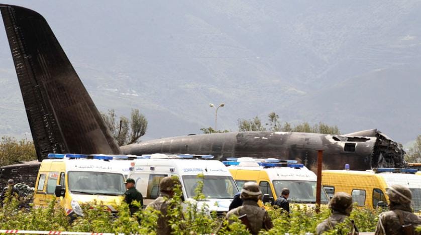 Cezayir’de düşen uçakta ölü sayısı 257’ye yükseldi