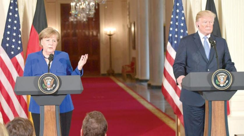 Trump ve Merkel, İran’ın nükleer silah edinmemesi konusunda kararlı