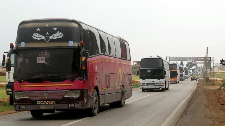 Doğu Guta’dan çıkmak zorunda kalanların sayısı 56 bini geçti