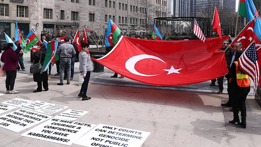 ABD’de ‘Ermeni yalanlarına Hayır!’ gösterisi
