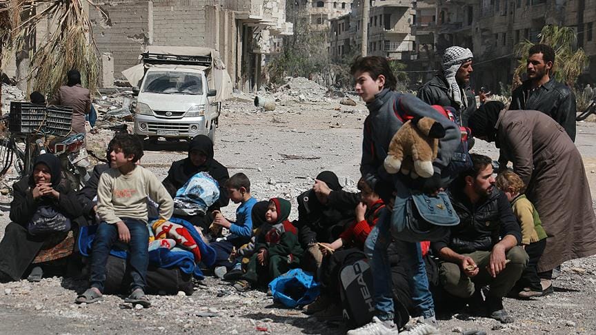 Doğu Guta’dan 130 bin kişi ayrıldı
