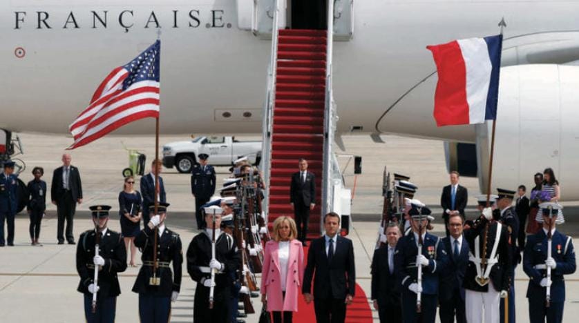 Macron Washington’da İran ‘nükleer’ anlaşmasının iptal edilmemesi için çalışacak