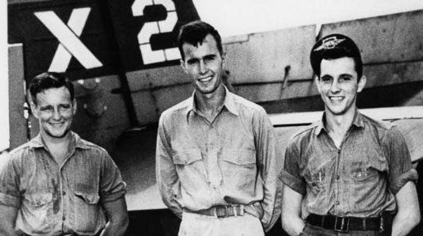 70 yıl önce ölümle yüz yüze gelen Baba Bush