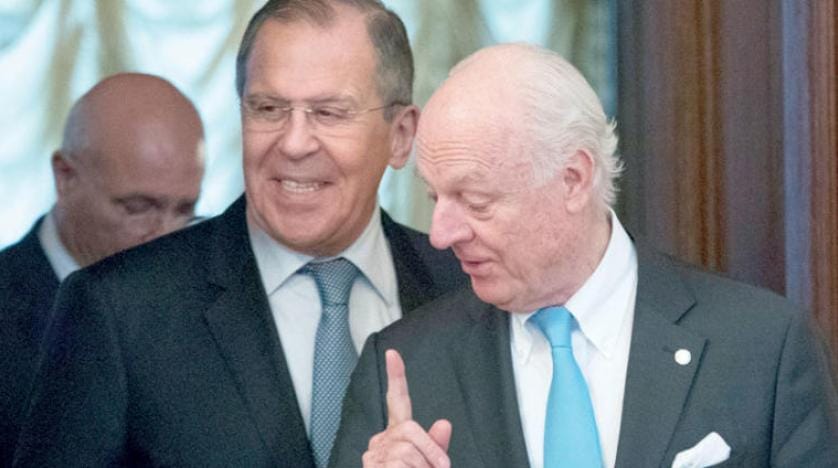 Lavrov, Mistura ile görüştü