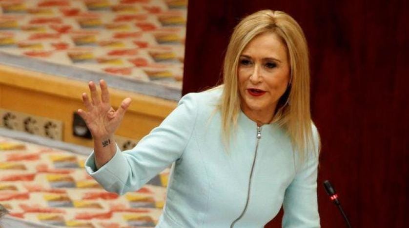 Madrid Özerk Yönetim Başkanı, yüz kremi çaldığı ortaya çıkınca istifa etti