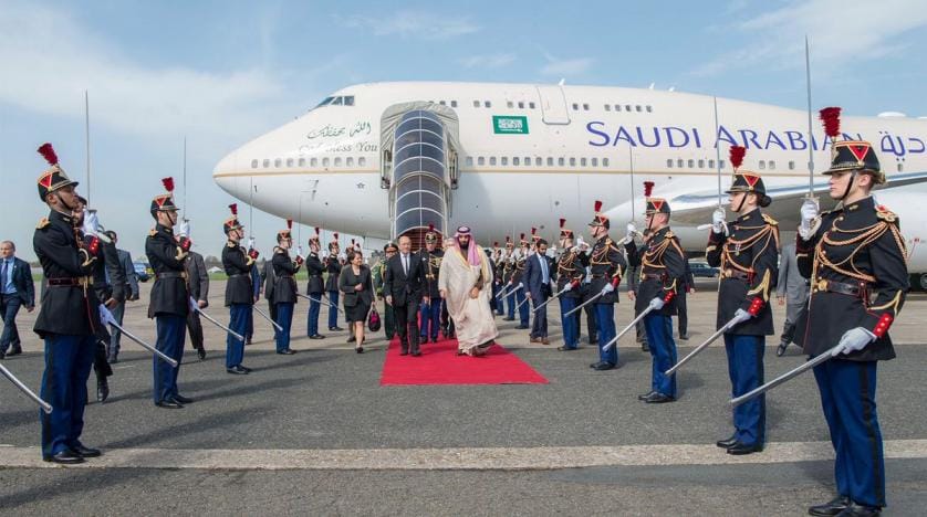 Veliaht Prens Muhammed bin Selman Paris’te