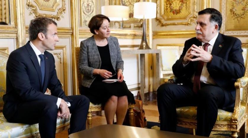 Macron, Libya’nın ana aktörlerini bir araya getirdi