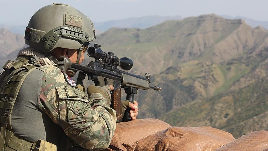 Irak’ın kuzeyindeki operasyonda bir asker şehit oldu