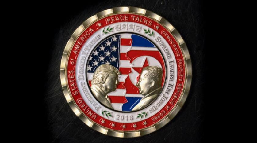 Beyaz Saray, Trump-Kim Joung zirvesi için özel madalya bastı