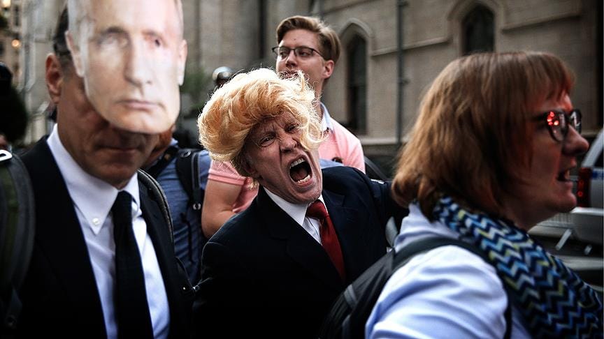 New York’ta Trump’a protesto