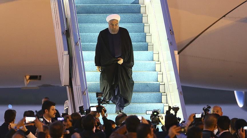 İran Cumhurbaşkanı Hasan Ruhani İstanbul’a geldi