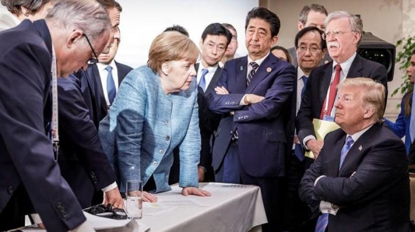 Trump’tan G7 fotoğrafı için ilk açıklama