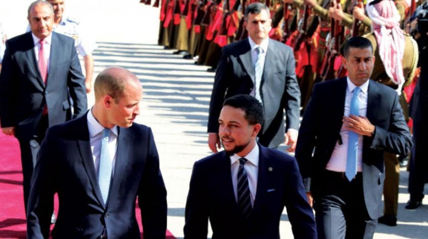 Prens William, Filistin ve İsrail turuna Ürdün’den başladı