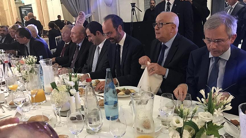 Fransa Başbakanı Philippe Fransa İslam Konseyi’nin iftarına katıldı
