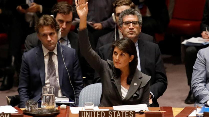 Haley, BM’yi ‘ikiyüzlülük’le suçladı