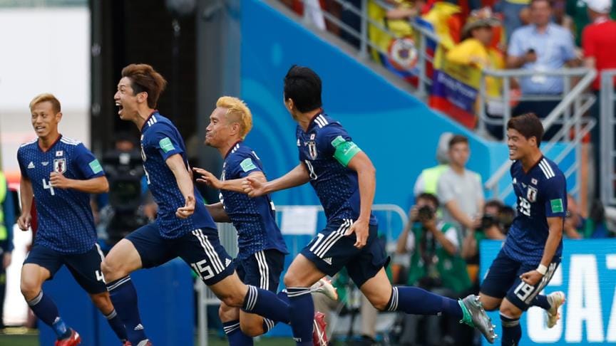 Japonya, 10 kişi kalan Kolombiya’yı mağlup etti