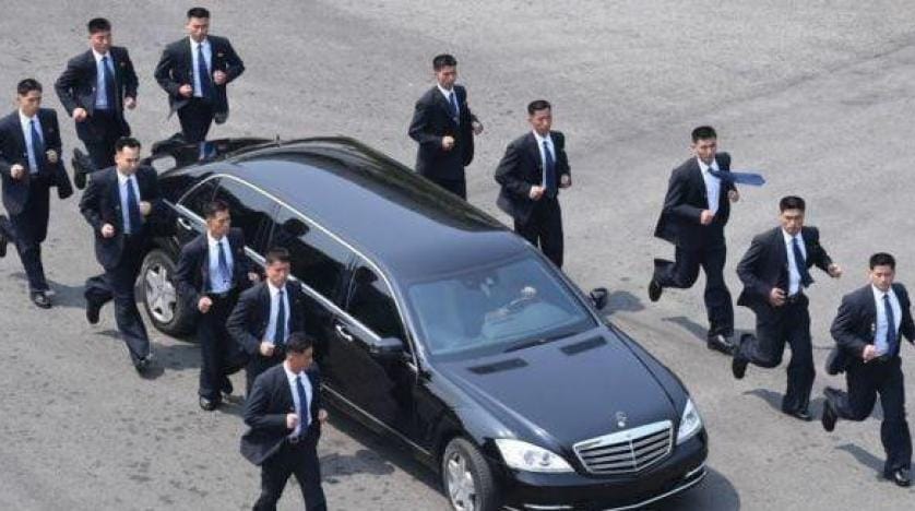 Kim Jong-un’un korumaları