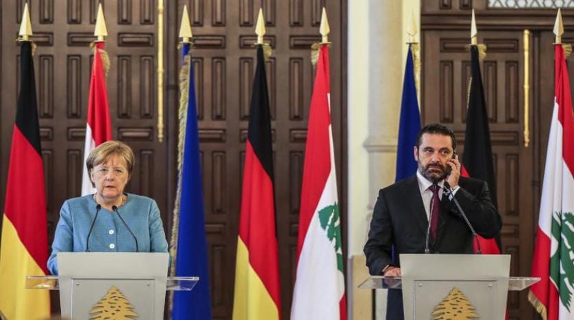 Merkel’den Lübnan’a desteğe devam sözü