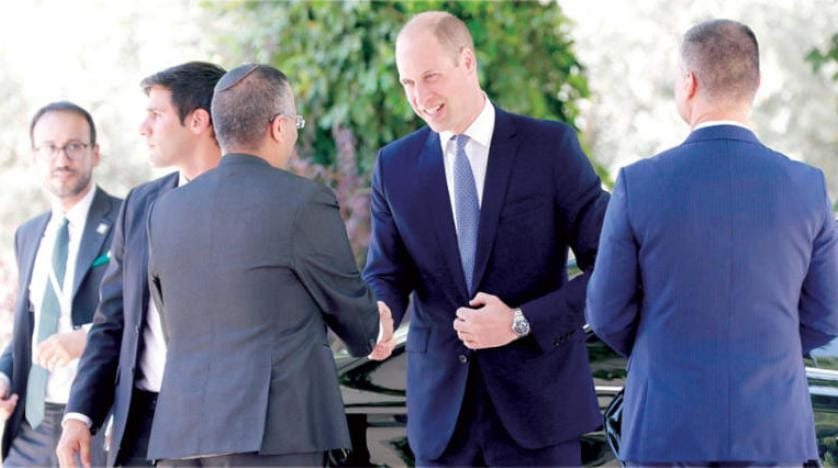 Prens William, Rivlin’in barış mesajını Abbas’a iletecek