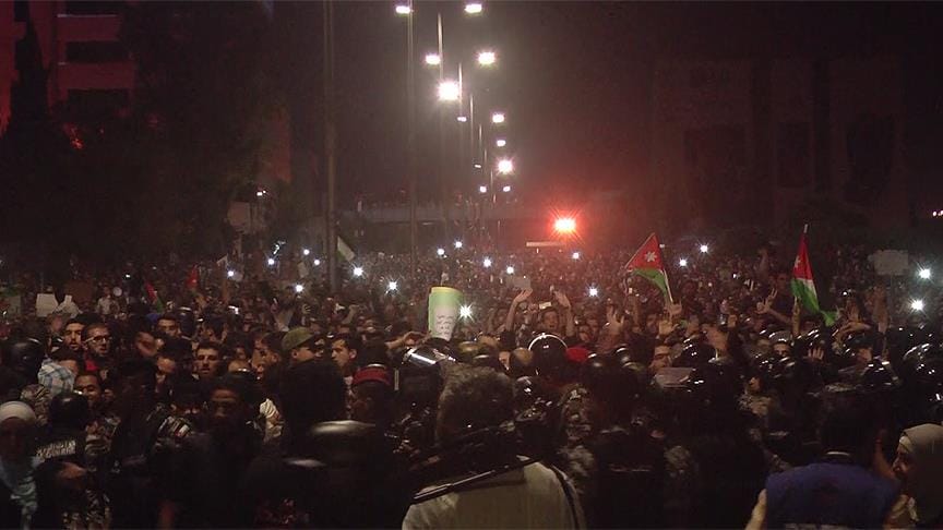 Ürdün protestolarında dış müdahaleler vardı!