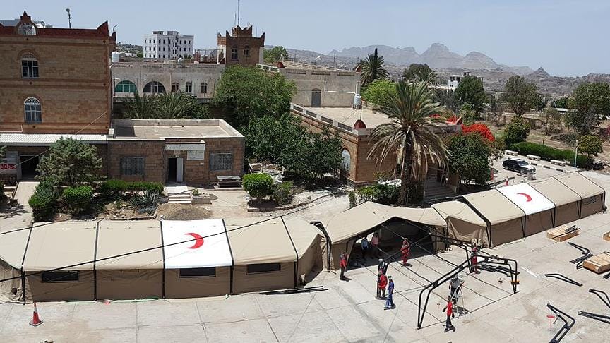 Türkiye’den Yemen’e sahra hastanesi