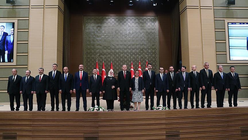 Cumhurbaşkanı Erdoğan yeni kabineyi açıkladı