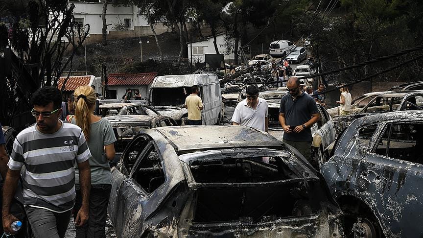 Yunanistan’daki yangında ölü sayısı artıyor
