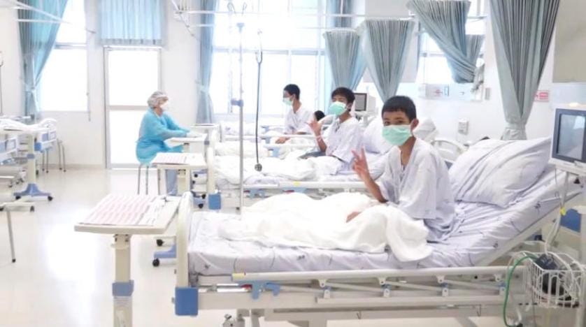 Mahsur kaldıkları mağaradan kurtarılan Taylandlı 12 çocuk taburcu oluyor