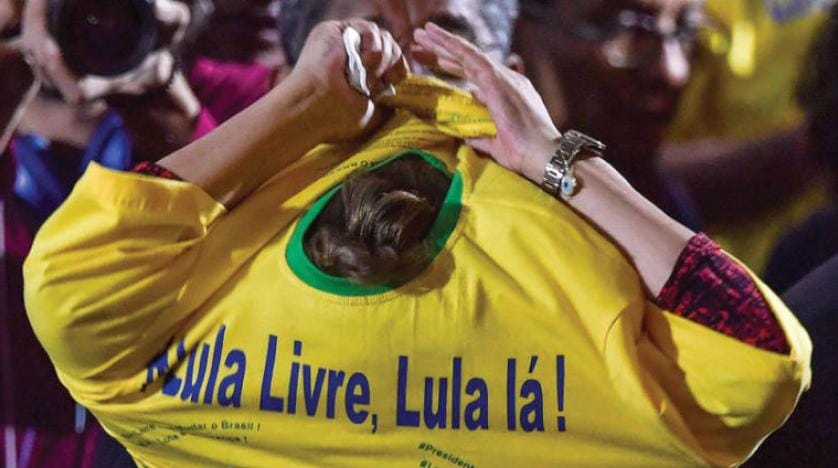 Brezilya’da, tutuklu eski Başbakan Lula Da Silva yeniden aday