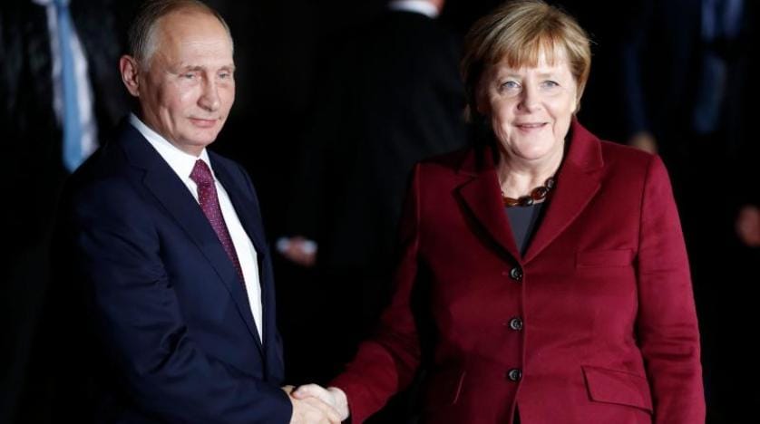 Merkel ve Putin’in gündemi yoğun